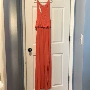 Coral Maxi Dress